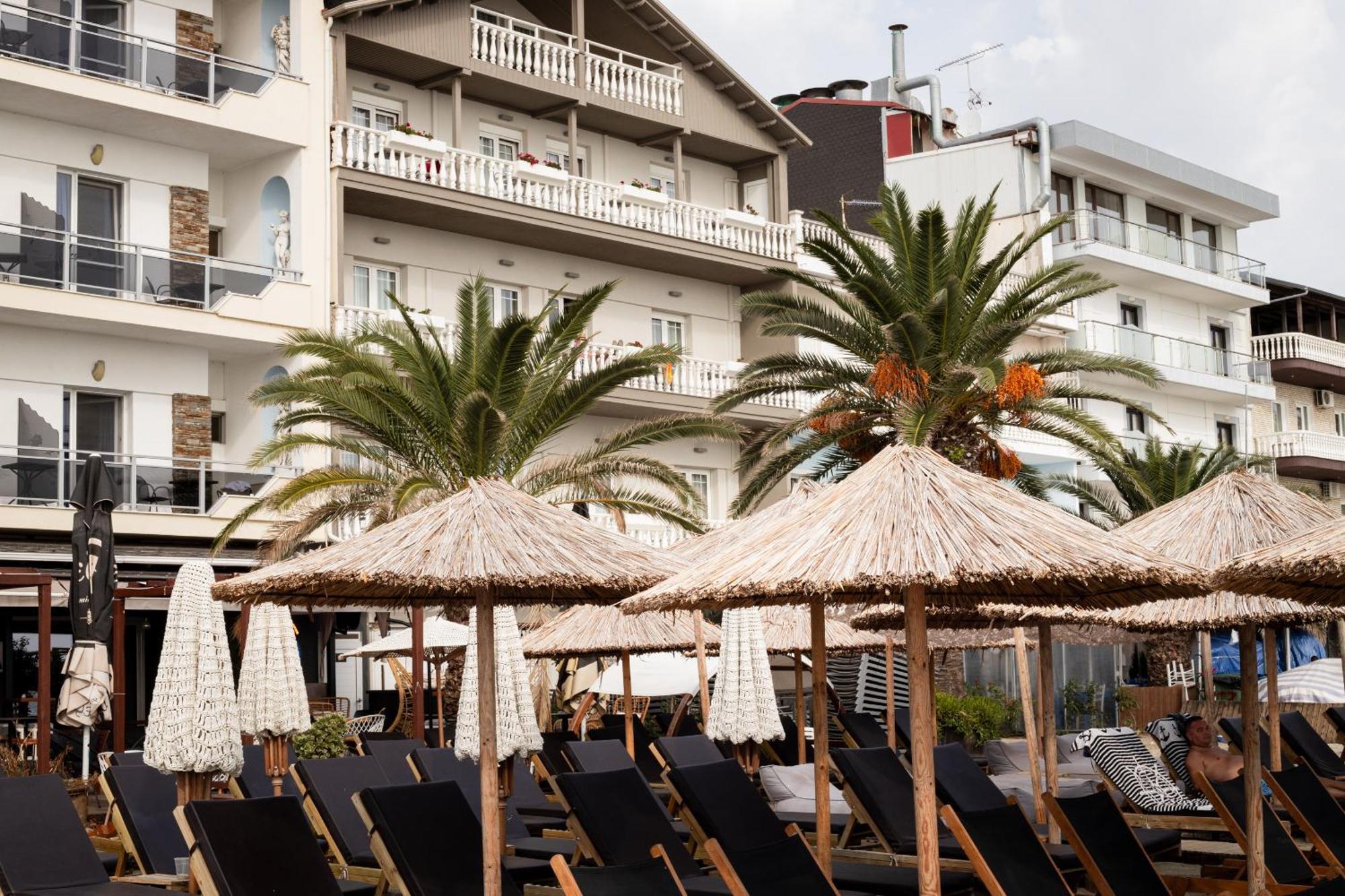 Kymata Hotell Paralía Exteriör bild